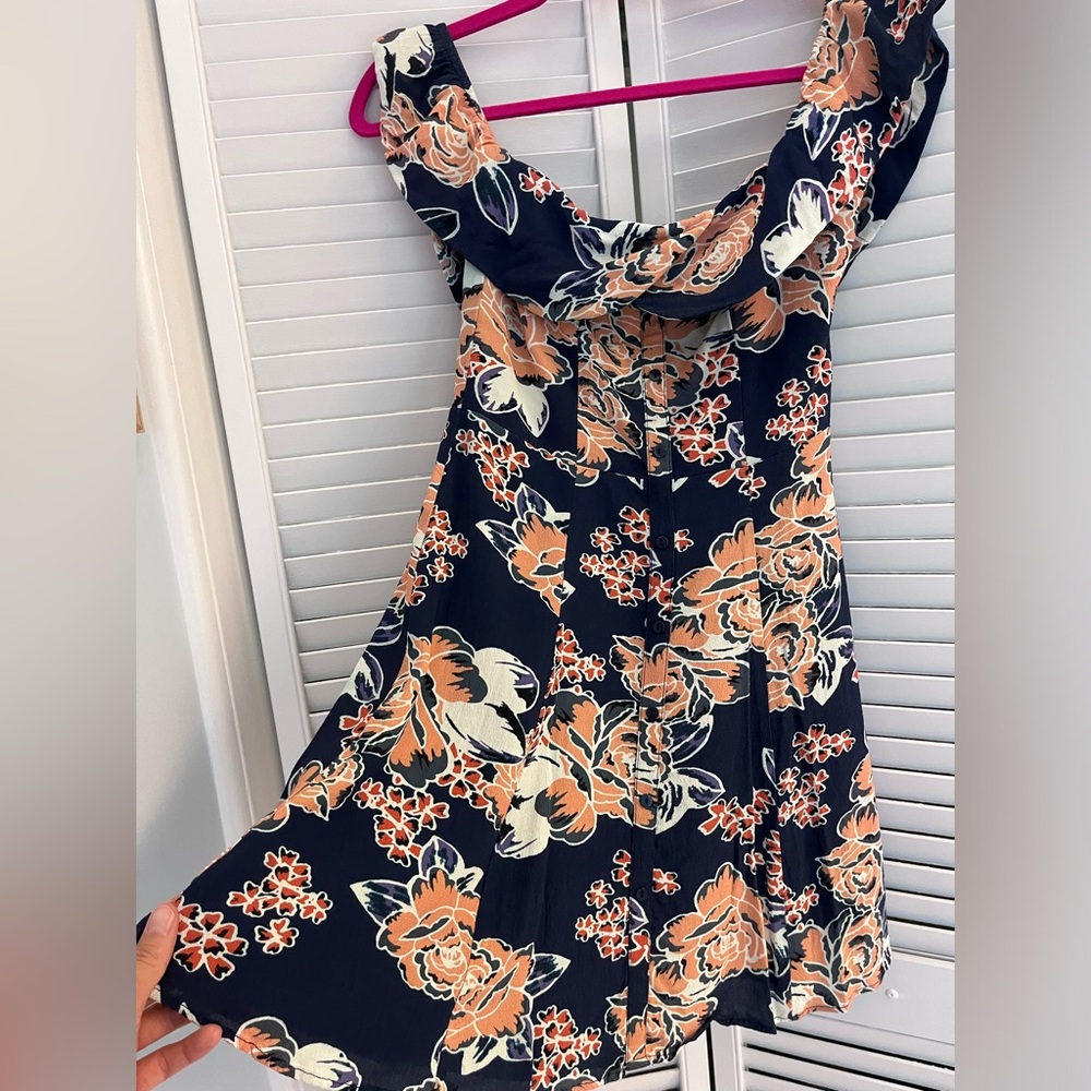 Lovers and Friends off shoulder babydoll dress